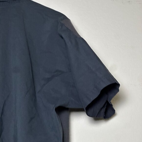 VTG Members Only Y2K Polo Button up Shirt Men S Black Punk Goth Band Grunge 90s - Picture 14 of 16